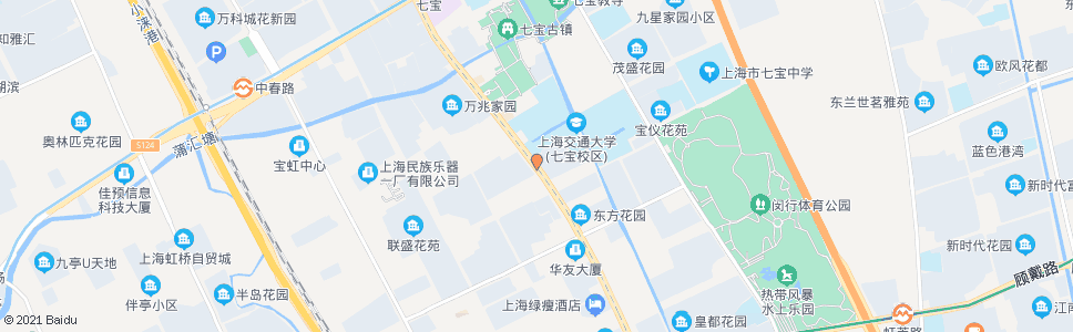 上海七莘路华茂路_公交站地图_上海公交_妙搜公交查询2024