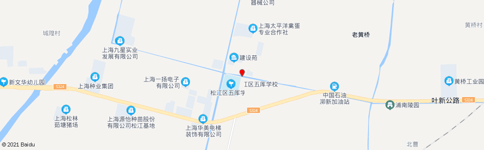上海新五_公交站地图_上海公交_妙搜公交查询2024