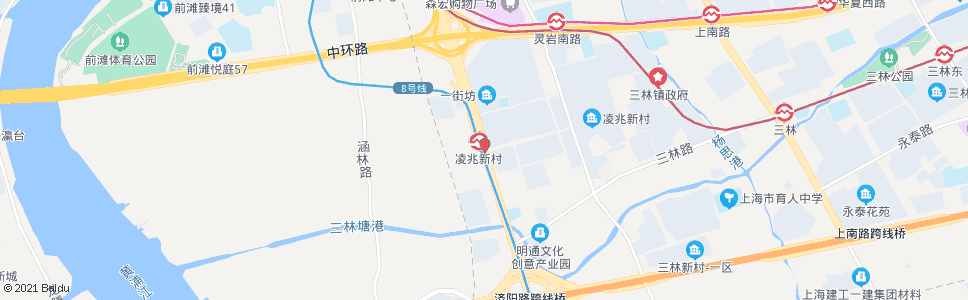 上海凌兆路济阳路_公交站地图_上海公交_妙搜公交查询2024