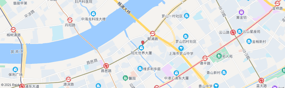 上海崮山路浦东大道_公交站地图_上海公交_妙搜公交查询2024