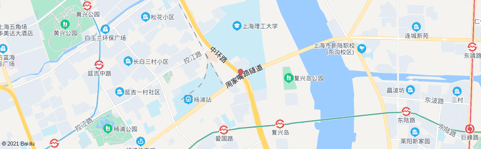 上海军工路周家嘴路_公交站地图_上海公交_妙搜公交查询2024