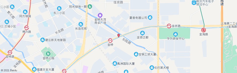 上海东陆路金海路_公交站地图_上海公交_妙搜公交查询2024