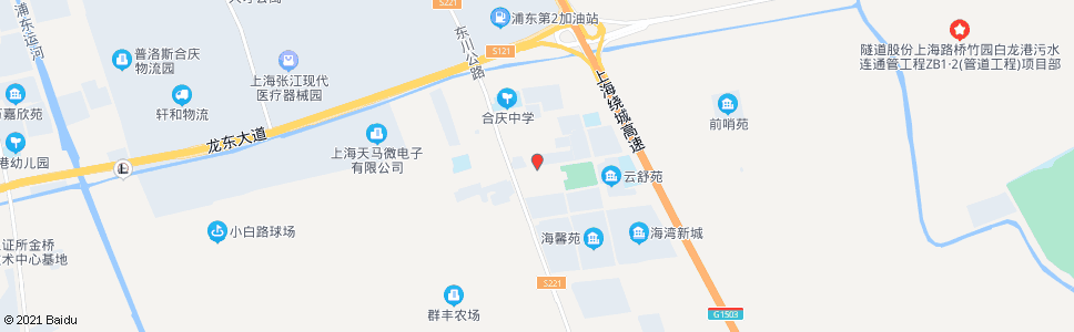 上海庆荣路东川公路_公交站地图_上海公交_妙搜公交查询2024