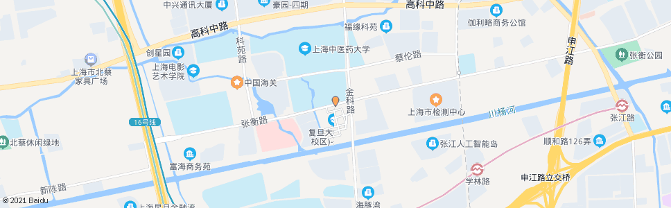 上海张衡路华佗路(复旦大学东校)_公交站地图_上海公交_妙搜公交查询2024