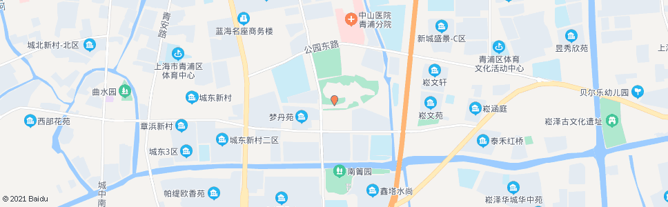 上海华青南路青龙路(图书馆)_公交站地图_上海公交_妙搜公交查询2024