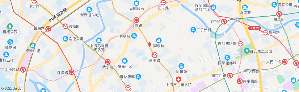 上海常德路余姚路_公交站地图_上海公交_妙搜公交查询2024