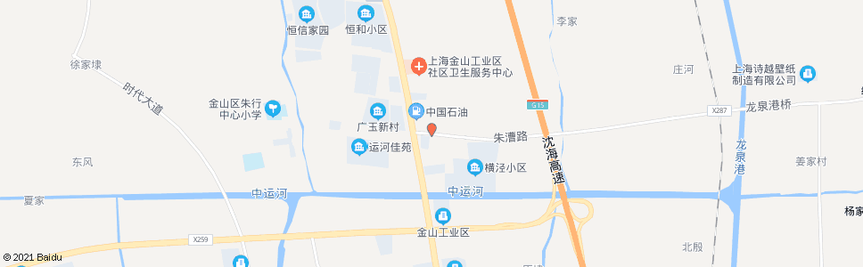 上海亭卫公路朱漕公路_公交站地图_上海公交_妙搜公交查询2024