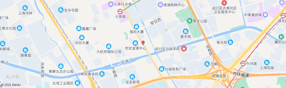 上海七莘路秀文路_公交站地图_上海公交_妙搜公交查询2025