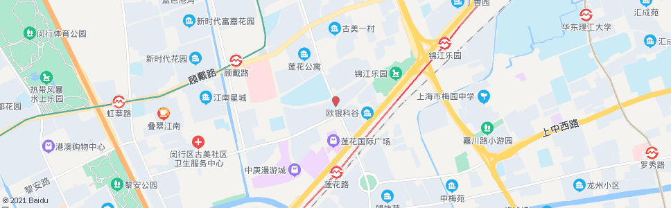 上海莲花路古美西路_公交站地图_上海公交_妙搜公交查询2024