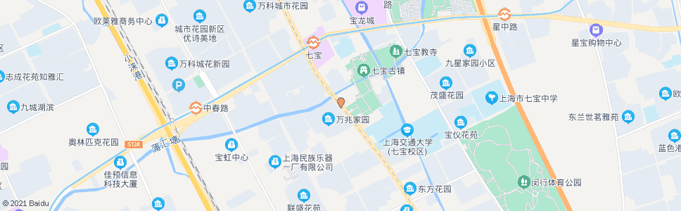 上海七莘路富强街_公交站地图_上海公交_妙搜公交查询2024