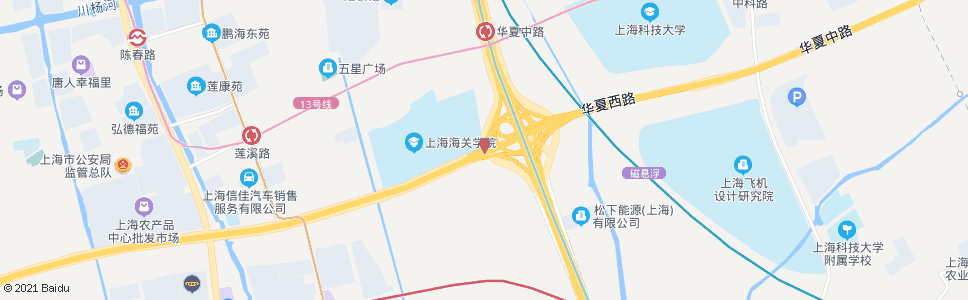 上海华夏西路罗山路_公交站地图_上海公交_妙搜公交查询2024