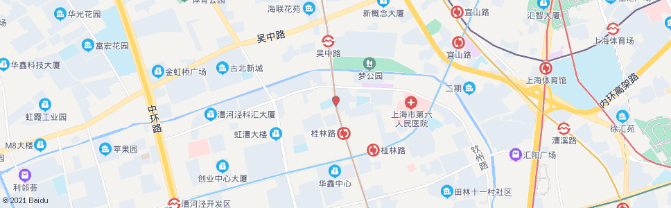 上海桂林路钦江路_公交站地图_上海公交_妙搜公交查询2024