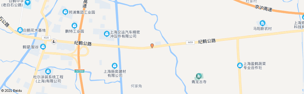 上海纪鹤公路山周公路_公交站地图_上海公交_妙搜公交查询2024