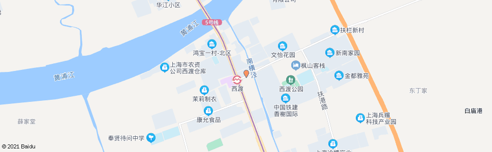 上海公交西渡站_公交站地图_上海公交_妙搜公交查询2024
