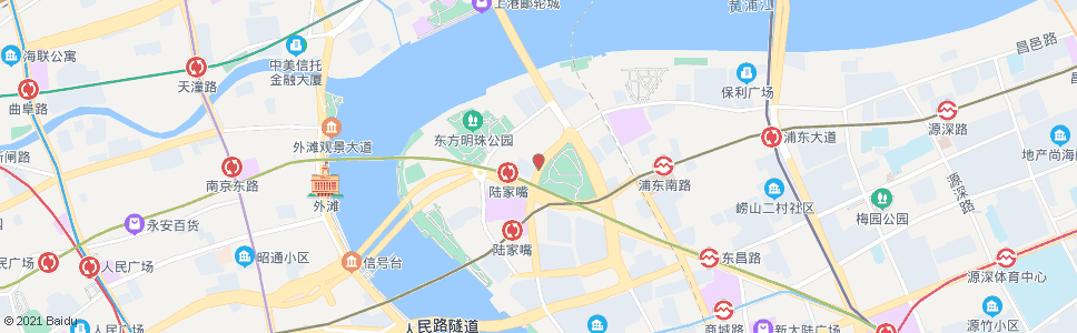 上海东园路银城中路_公交站地图_上海公交_妙搜公交查询2024