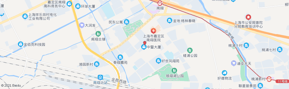 上海银翔路槎溪路_公交站地图_上海公交_妙搜公交查询2024
