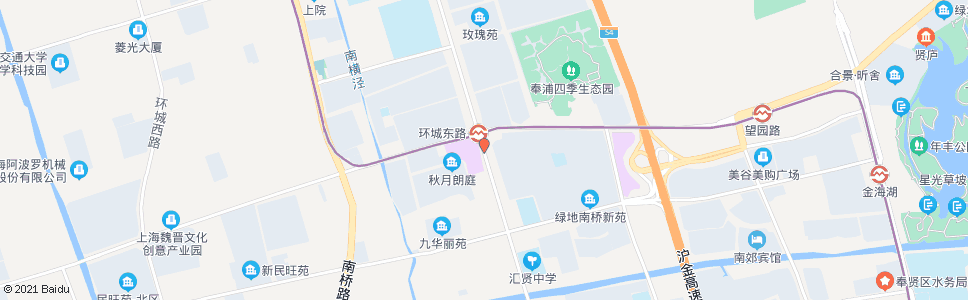 上海南团公路环城东路_公交站地图_上海公交_妙搜公交查询2025