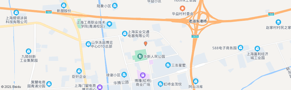 上海新府北路华新街_公交站地图_上海公交_妙搜公交查询2024