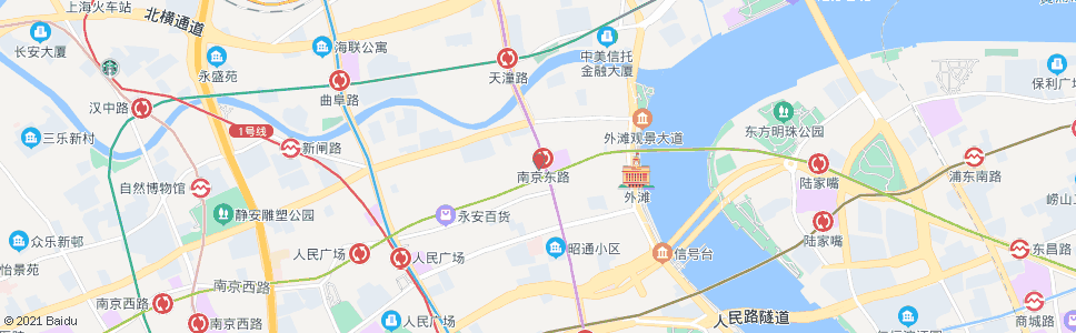 上海河南中路南京东路_公交站地图_上海公交_妙搜公交查询2024