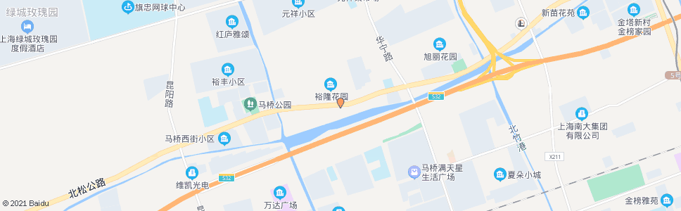 上海北松公路华宁路(招呼站)_公交站地图_上海公交_妙搜公交查询2024