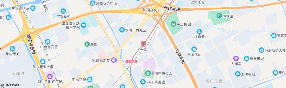 上海新庄_公交站地图_上海公交_妙搜公交查询2024