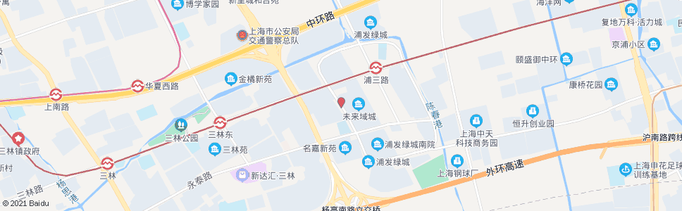 上海西泰林路未来域城_公交站地图_上海公交_妙搜公交查询2024