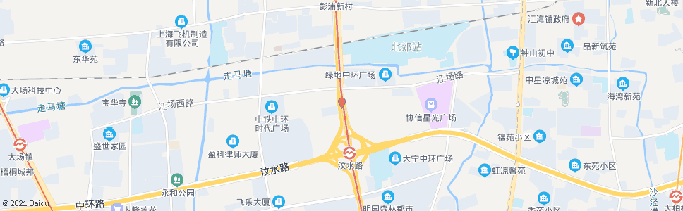 上海共和新路江场路_公交站地图_上海公交_妙搜公交查询2024