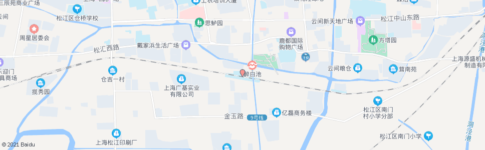 上海松江火车站(下客站)_公交站地图_上海公交_妙搜公交查询2024