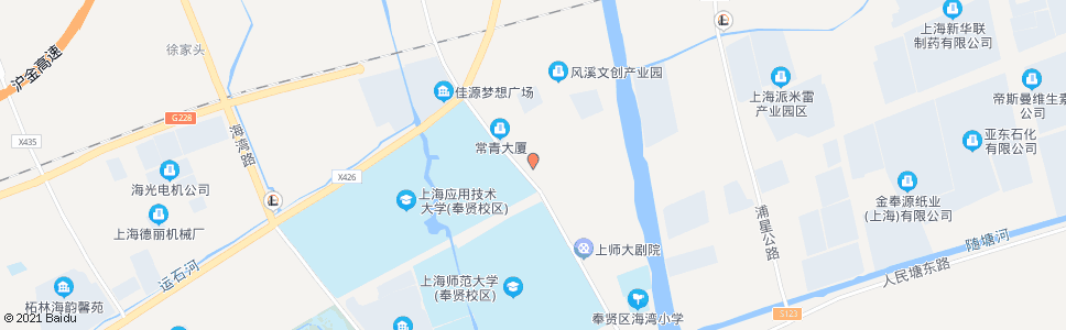 上海海湾医院(奉炮公路兴农路)_公交站地图_上海公交_妙搜公交查询2024