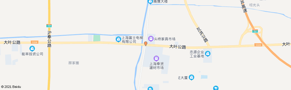 上海新奉公路大叶公路_公交站地图_上海公交_妙搜公交查询2024