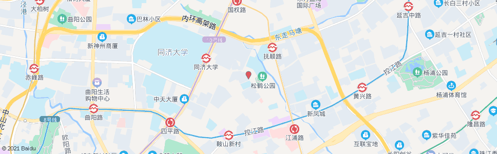 上海铁岭路抚顺路_公交站地图_上海公交_妙搜公交查询2024