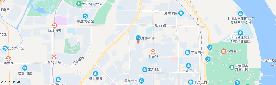 上海开鲁新村_公交站地图_上海公交_妙搜公交查询2024