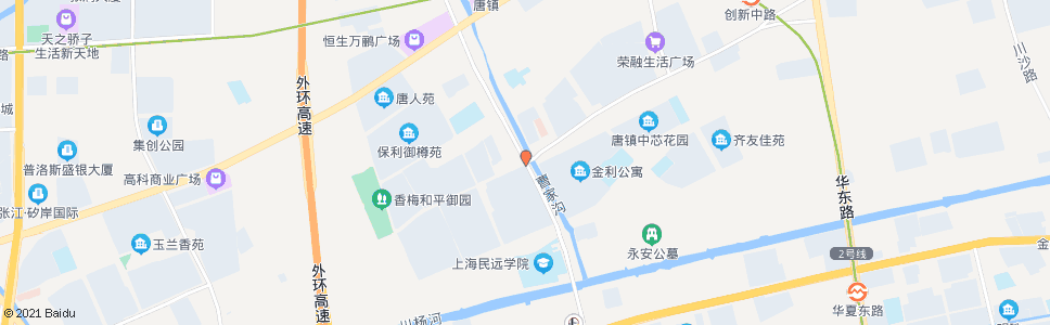 上海创新西路唐陆路_公交站地图_上海公交_妙搜公交查询2024