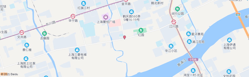 上海江川路瑞丽路_公交站地图_上海公交_妙搜公交查询2025