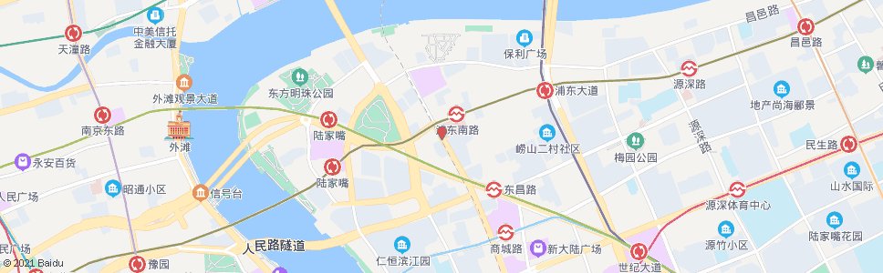 上海浦东南路浦东大道_公交站地图_上海公交_妙搜公交查询2024