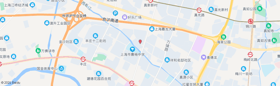 上海真南新村(延川路祁连山南路)_公交站地图_上海公交_妙搜公交查询2024