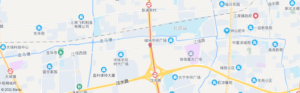 上海江场西路共和新路_公交站地图_上海公交_妙搜公交查询2024