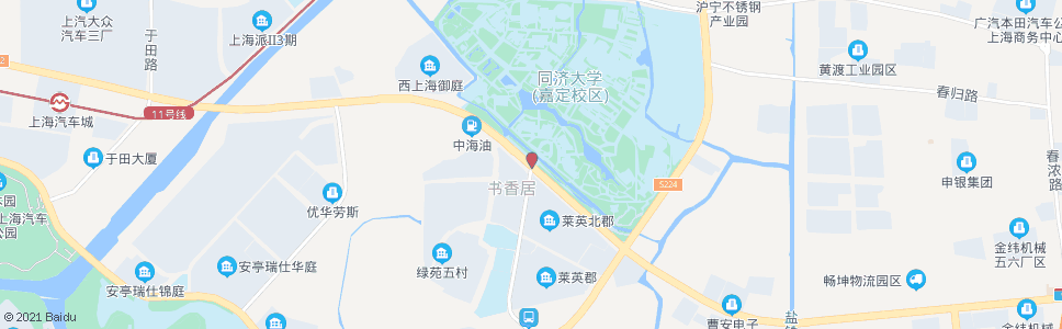 上海曹安公路绿苑路_公交站地图_上海公交_妙搜公交查询2024