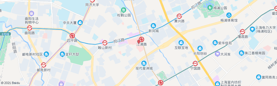 上海新华医院(江浦路控江路)_公交站地图_上海公交_妙搜公交查询2024