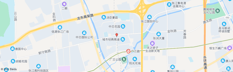 上海广兰路丹桂路_公交站地图_上海公交_妙搜公交查询2024