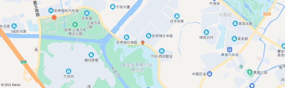 上海曹安公路安谐路(招呼站)_公交站地图_上海公交_妙搜公交查询2024