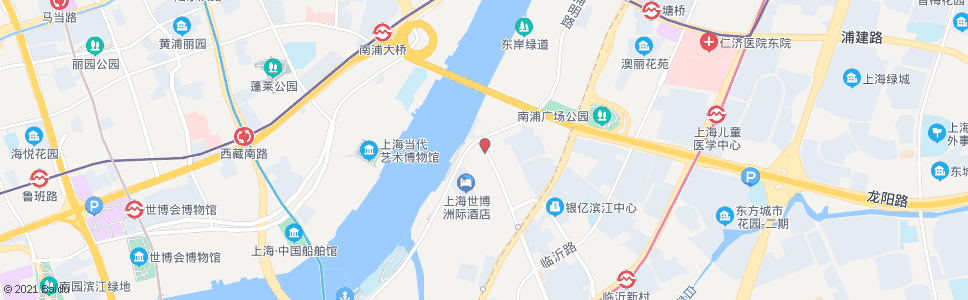 上海南码头路世博大道_公交站地图_上海公交_妙搜公交查询2024