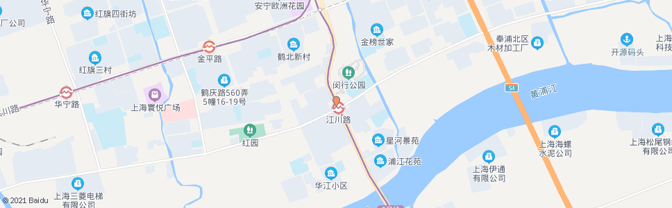 上海江川路沪闵路_公交站地图_上海公交_妙搜公交查询2024