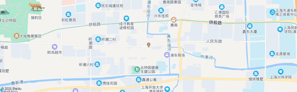 上海人民东路新华路_公交站地图_上海公交_妙搜公交查询2024