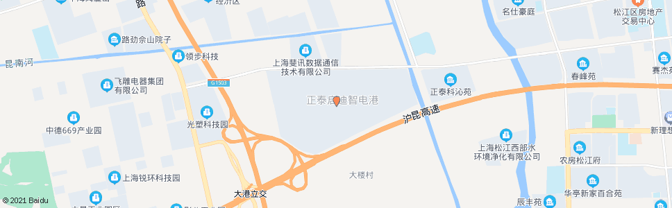 上海正泰电气公司(招呼站)_公交站地图_上海公交_妙搜公交查询2024