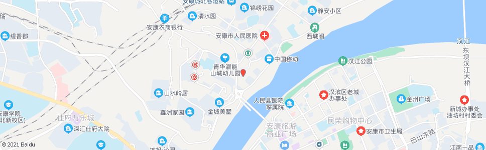 安康新华市场_公交站地图_安康公交_妙搜公交查询2024