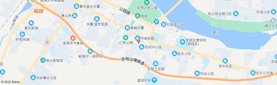 宝鸡石坝河_公交站地图_宝鸡公交_妙搜公交查询2024