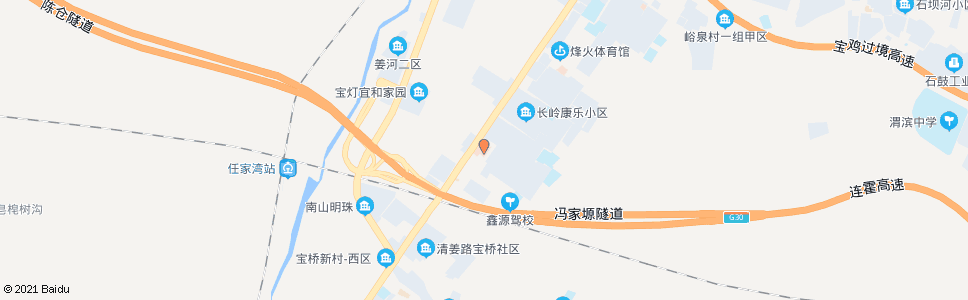 宝鸡537医院_公交站地图_宝鸡公交_妙搜公交查询2024