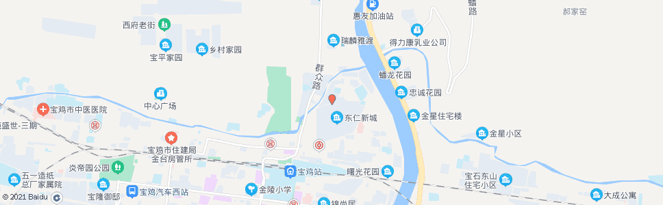 宝鸡沿河街(瓦场街)_公交站地图_宝鸡公交_妙搜公交查询2024