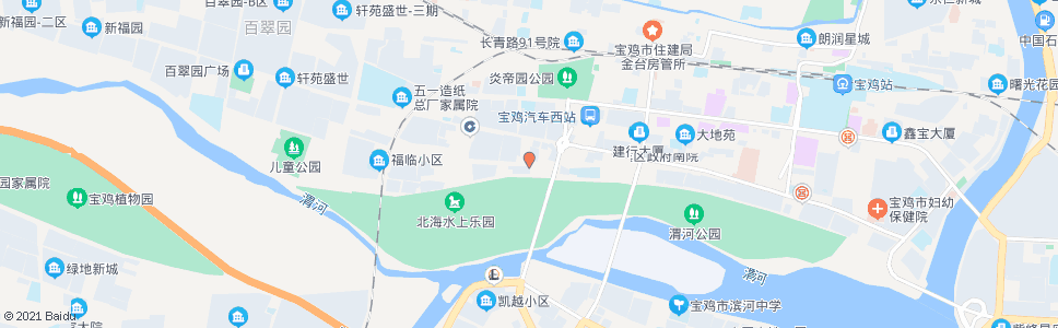 宝鸡渭工路_公交站地图_宝鸡公交_妙搜公交查询2024